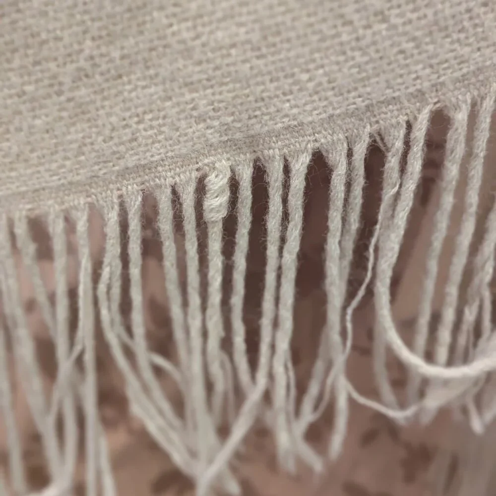 Soia & Kyo/FabFitFun Woven Scarfigan with Fringe, One Size, Gently Used